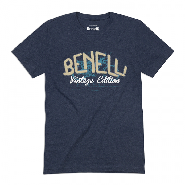 Benelli Benelli Vintage Edition T-Shirt Navy